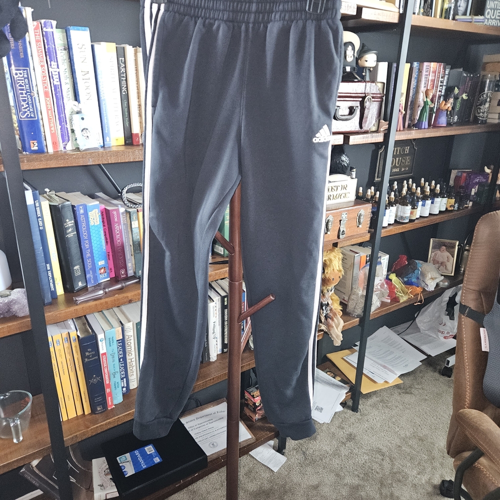 Adidas Kids Black Joggers